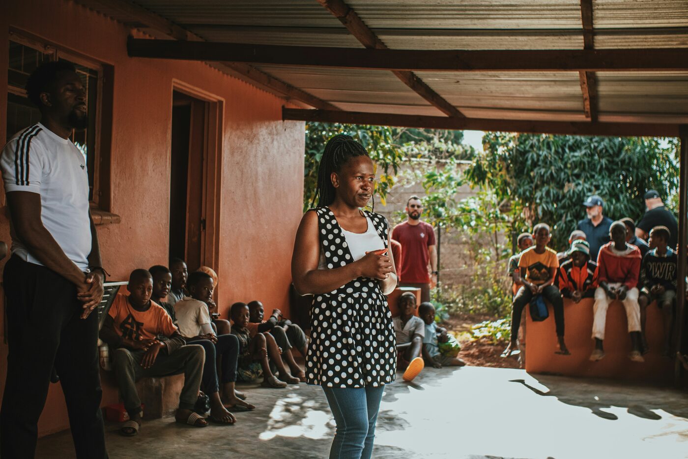 Community members gathered for an outreach and learning session